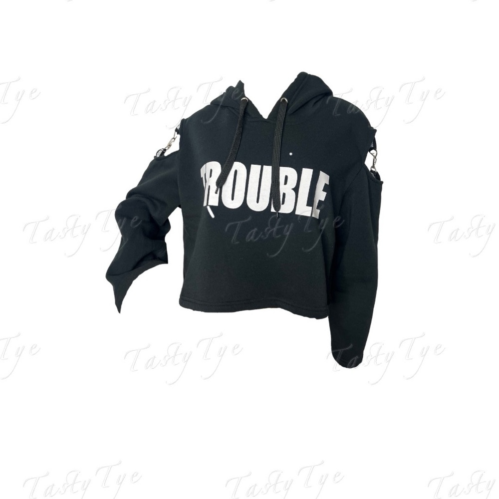 Cropped hoodie
